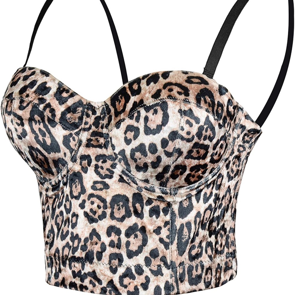 Leopard print bustiers/ braelette